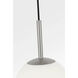 Nube 1 Light 9 inch Brushed Nickel Pendant Ceiling Light in Incandescent