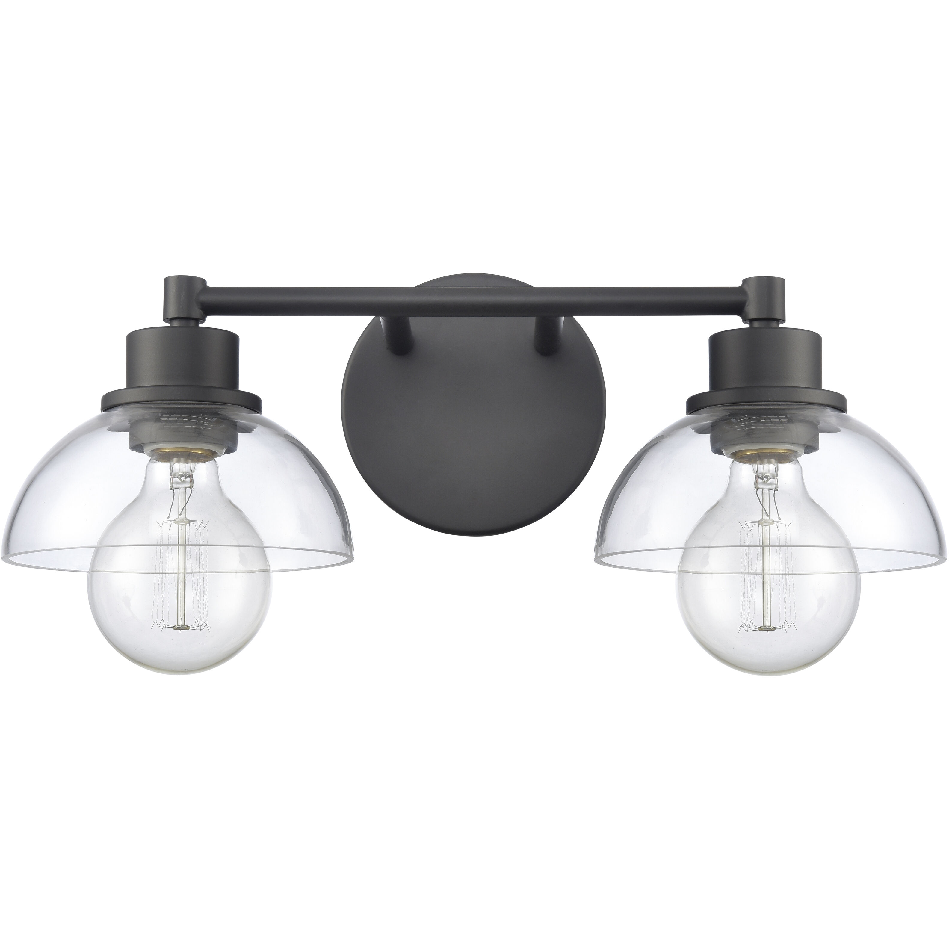 Julian Vanity Light Wall Light in Matte Black