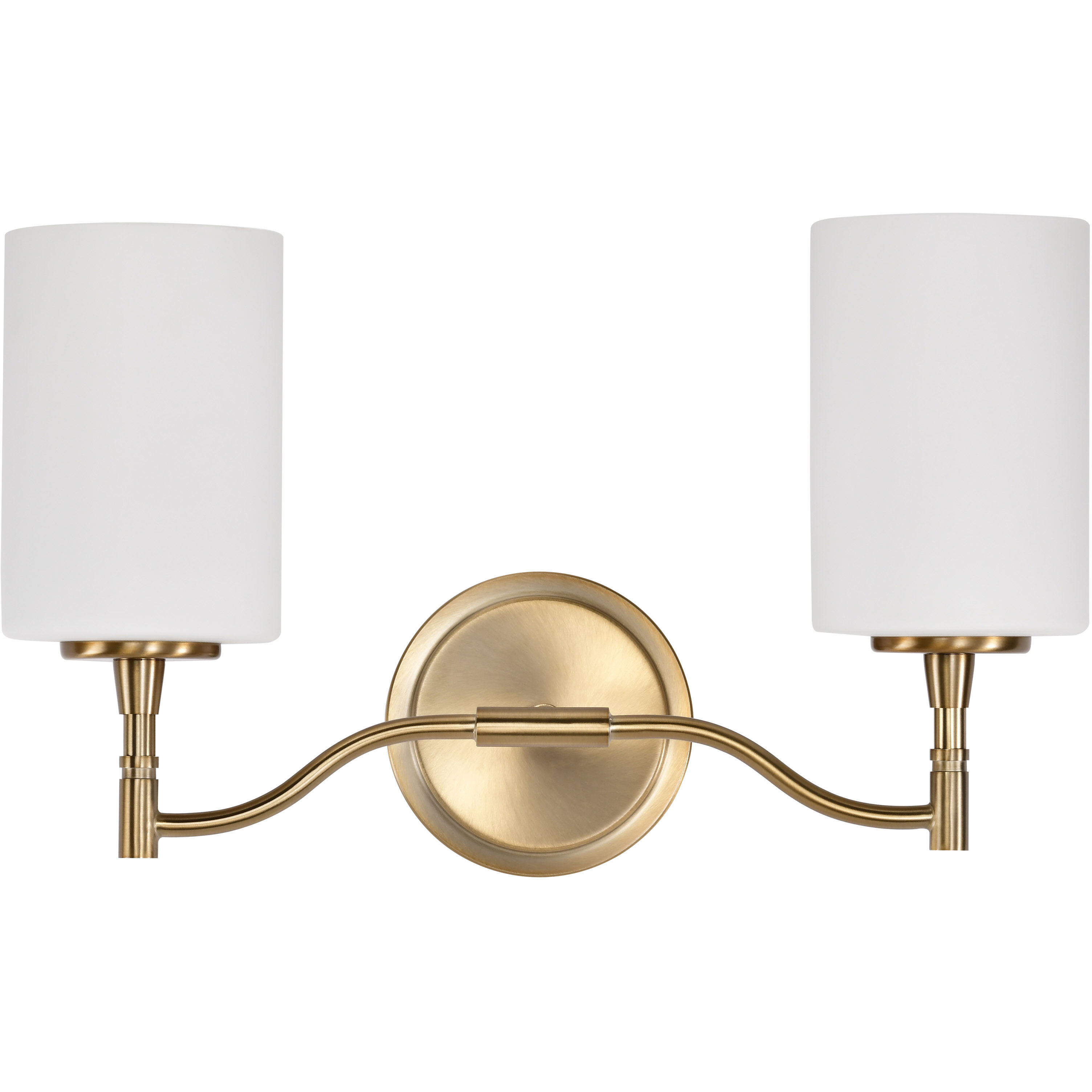 Liam 16 inch Burnished Brass Vanity Wall Light