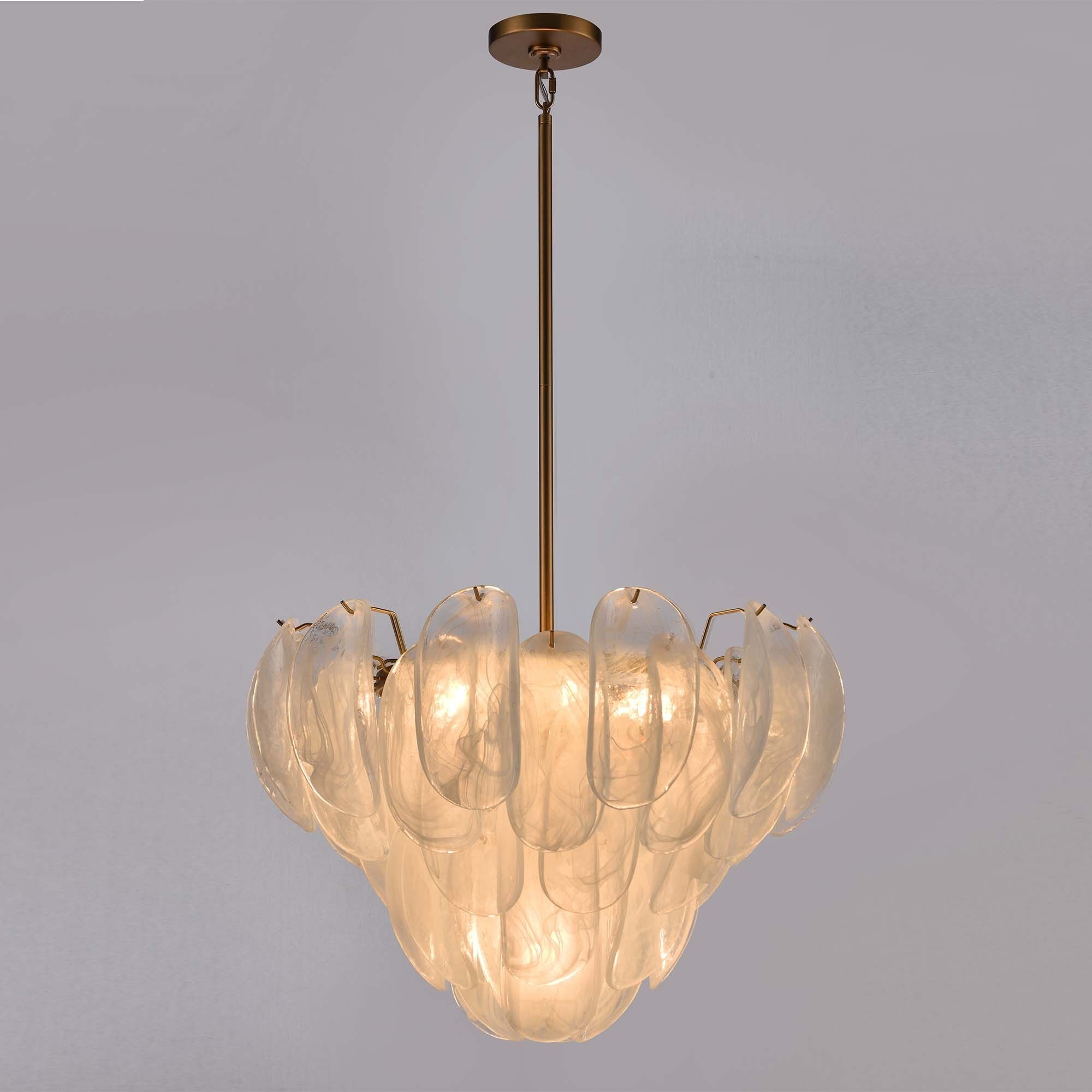 Chateau 7 Light 26 inch Satin Brass Pendant Ceiling Light