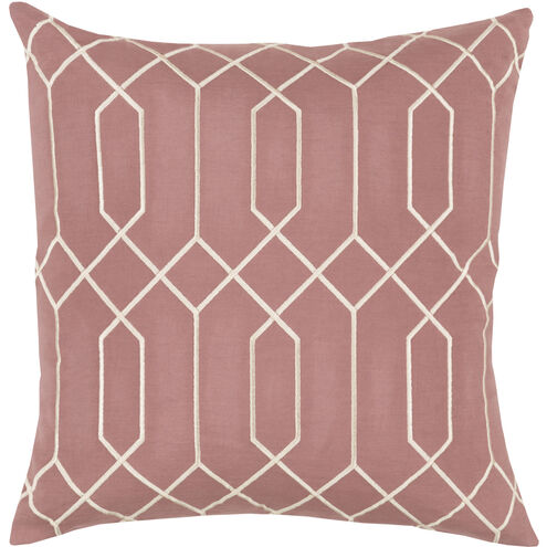 Skyline 20 inch Rose, Cream Pillow Kit