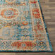 Amsterdam 120 X 96 inch Blue/Mustard/Red/Black/Medium Gray Handmade Rug in 8 x 10, Polyester and Cotton
