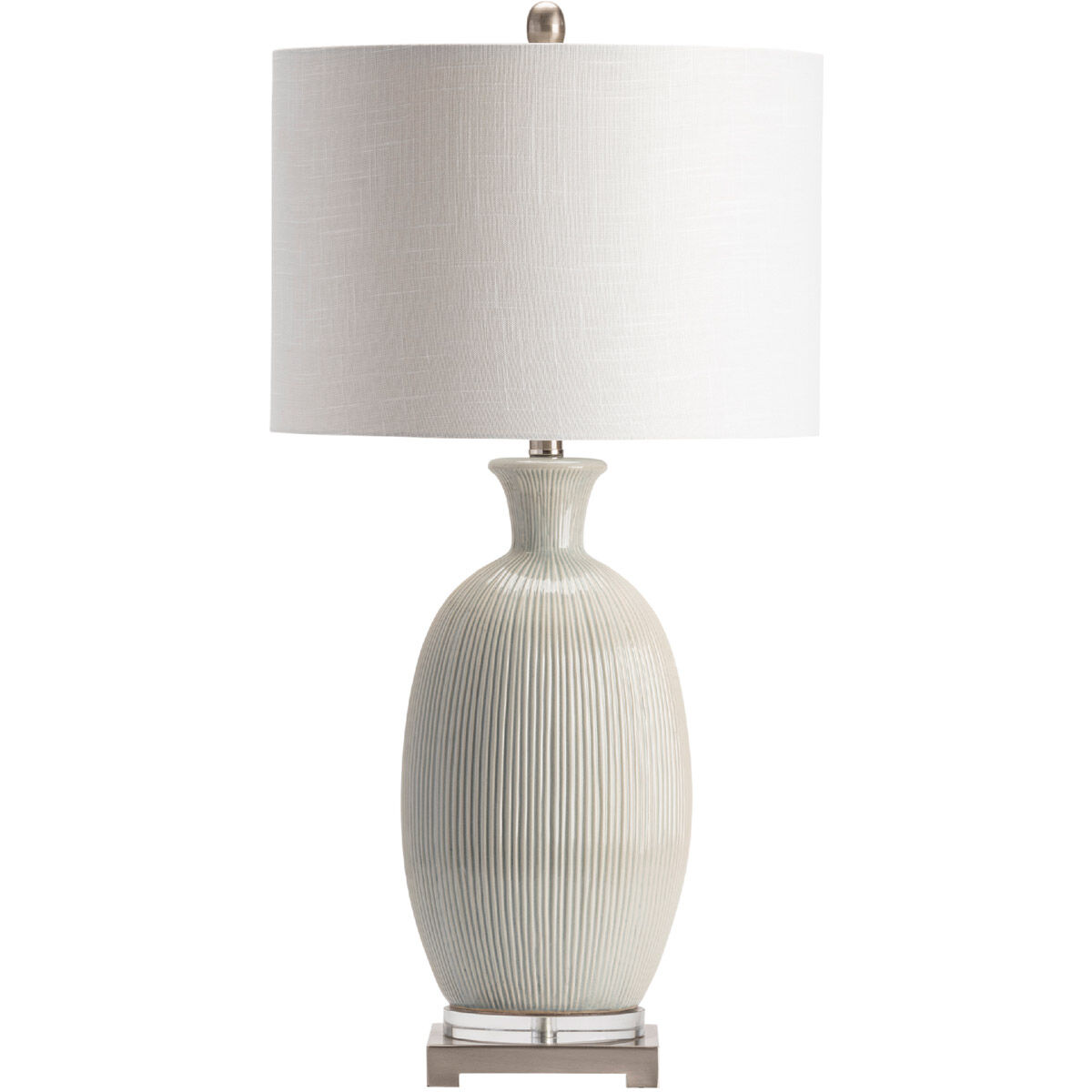 Carrefour 31 inch 150.00 watt Grey Table Lamp Portable Light