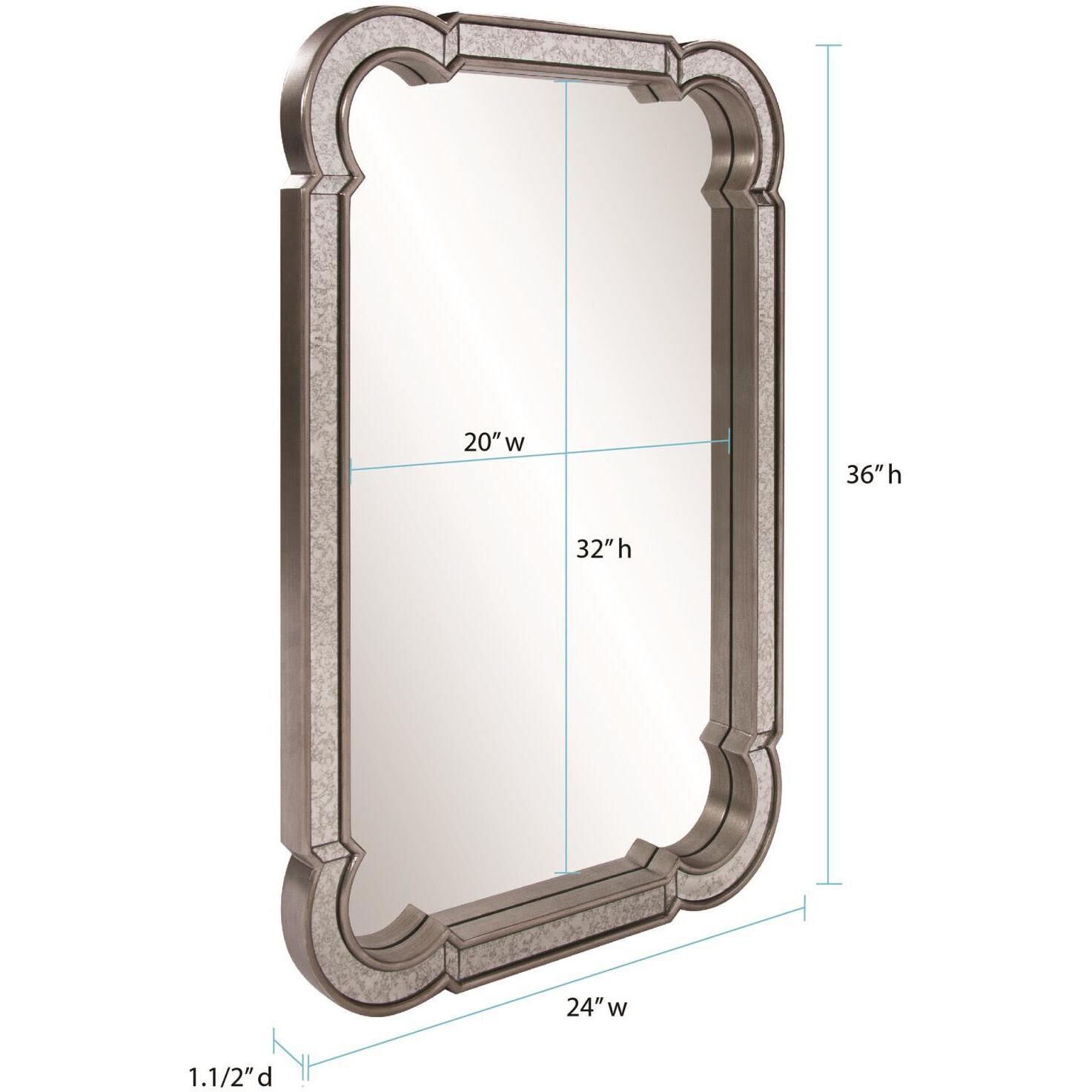 Artemis 36 X 24 inch Champagne Mirror