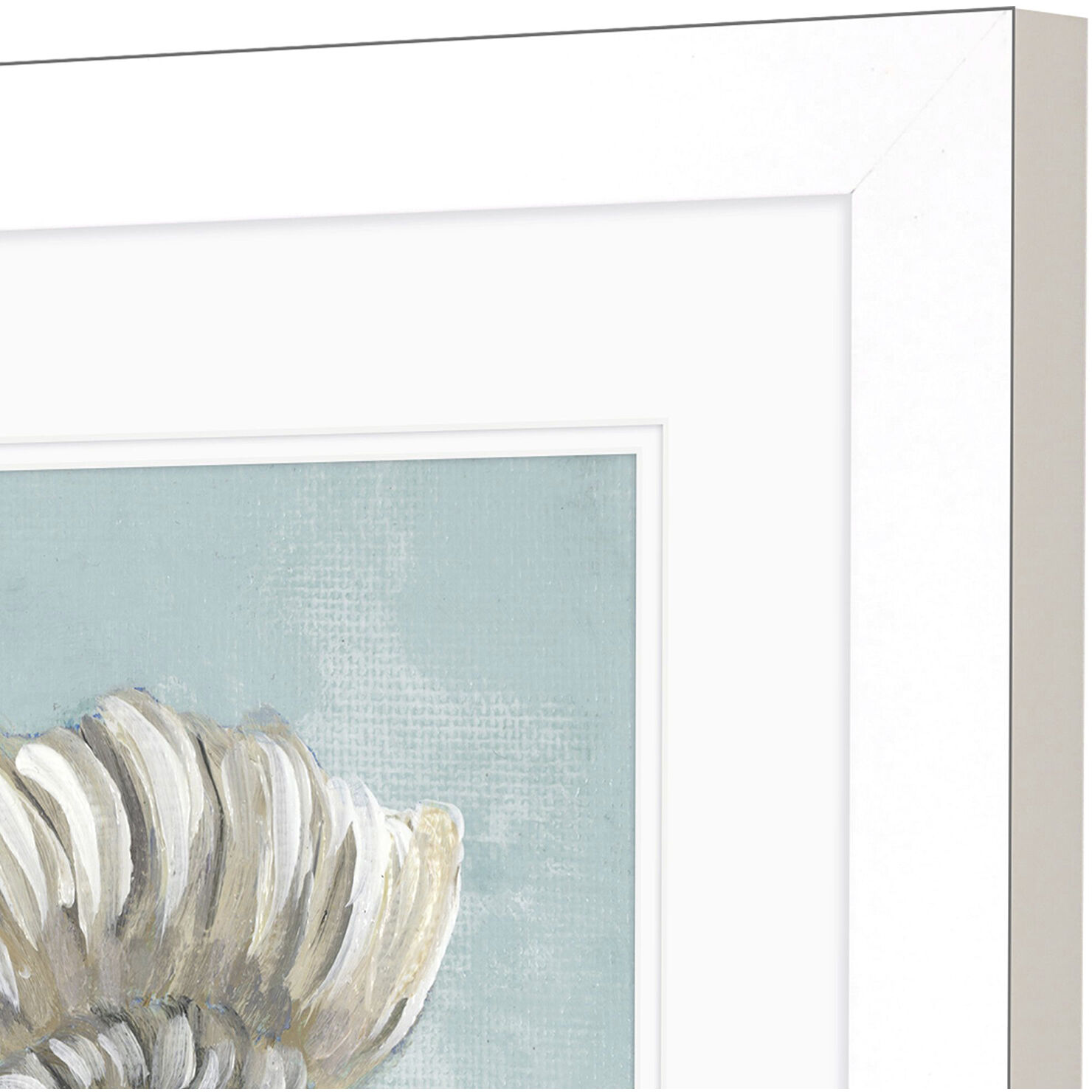 Seashell Green and Blue and Turquoise Framed Art, Propac