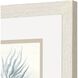 Waterside Collection Distressed Whitewash Framed Art