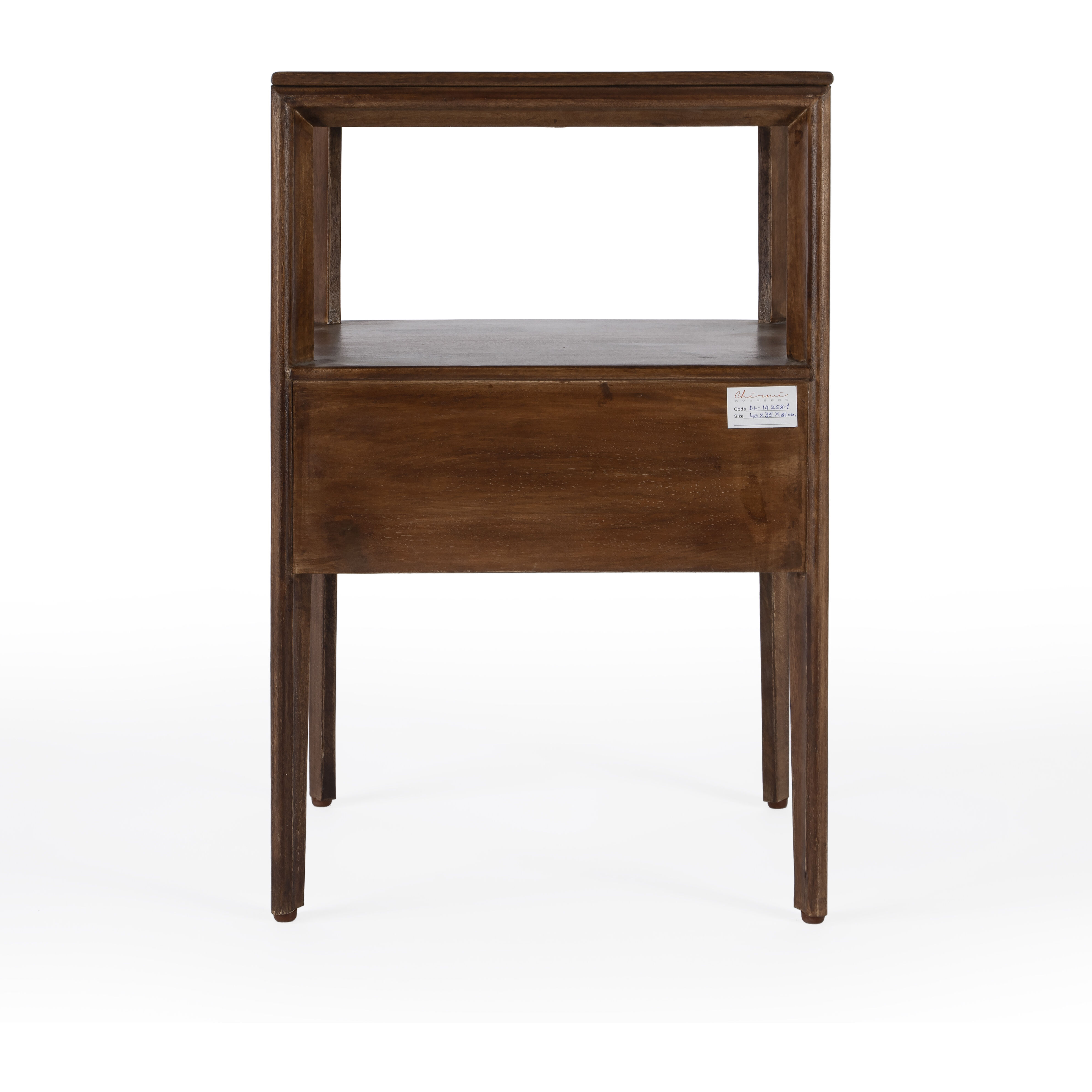 Vardo 1 Drawer Cane Nightstand in Multi