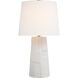 Barbara Barry Braque 28.75 inch 15.00 watt Mixed White Debossed Table Lamp Portable Light, Medium