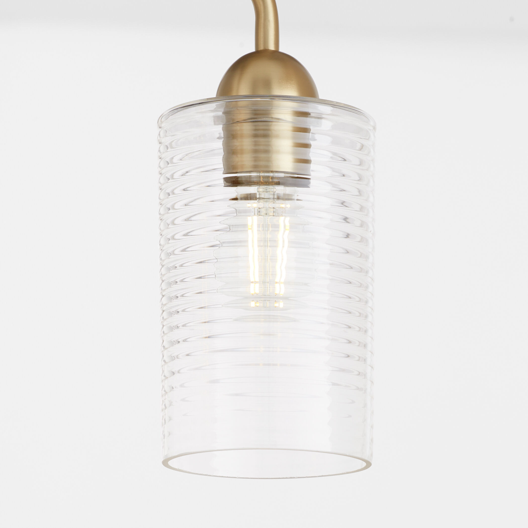 Charlotte 3 Light 23.5 inch Aged Brass Vanity Light Wall Light