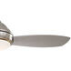 Concept I 52 inch Brushed Nickel with Silver Blades Ceiling Fan