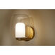Aquina 1 Light 5.59 inch Matte Brushed Brass Interior Wall Light