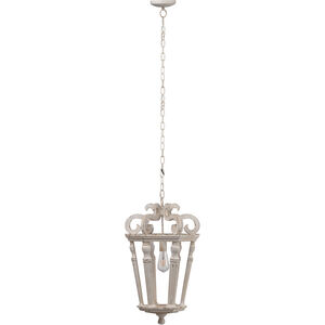 Bonner 16 inch Weathered White Chandelier Ceiling Light