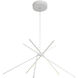 Canada LED 43 inch Matte White Pendant Ceiling Light