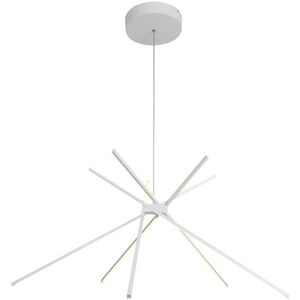 Canada LED 43 inch Matte White Pendant Ceiling Light