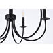 Brielle 6 Light 26 inch Black Pendant Ceiling Light