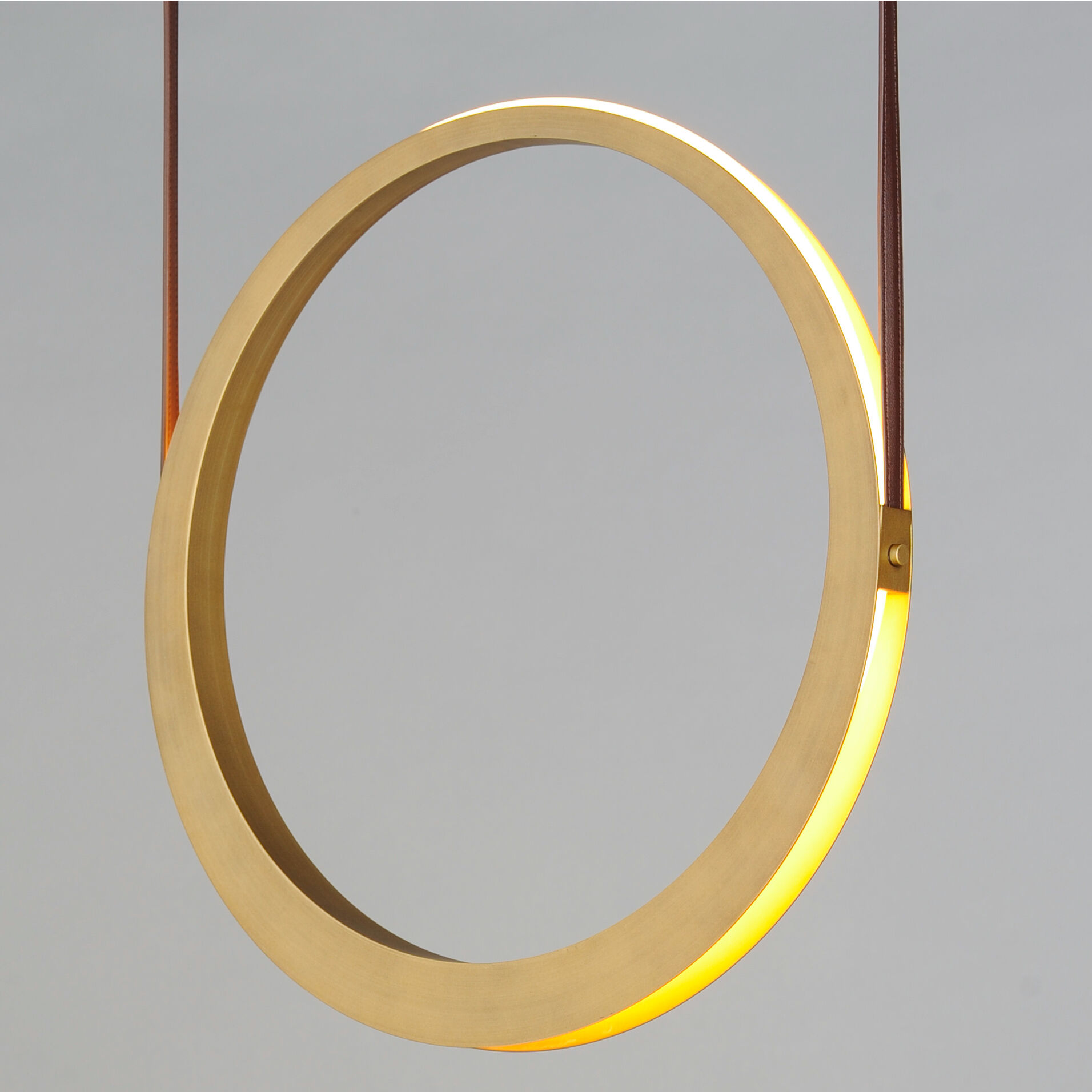 Tether LED 5.5 inch Natural Aged Brass Single Pendant Ceiling Light