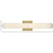Marti LED 22.75 inch Lacquered Brass Bath Light Wall Light, Linear