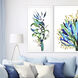 Sea Life Blue and Green and Multi and Turquoise Framed Art, The Studio