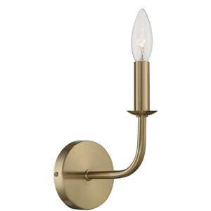 Addison 1 Light 4.75 inch Bronze, Gold Wall Mount Wall Light in Bronze and Gold