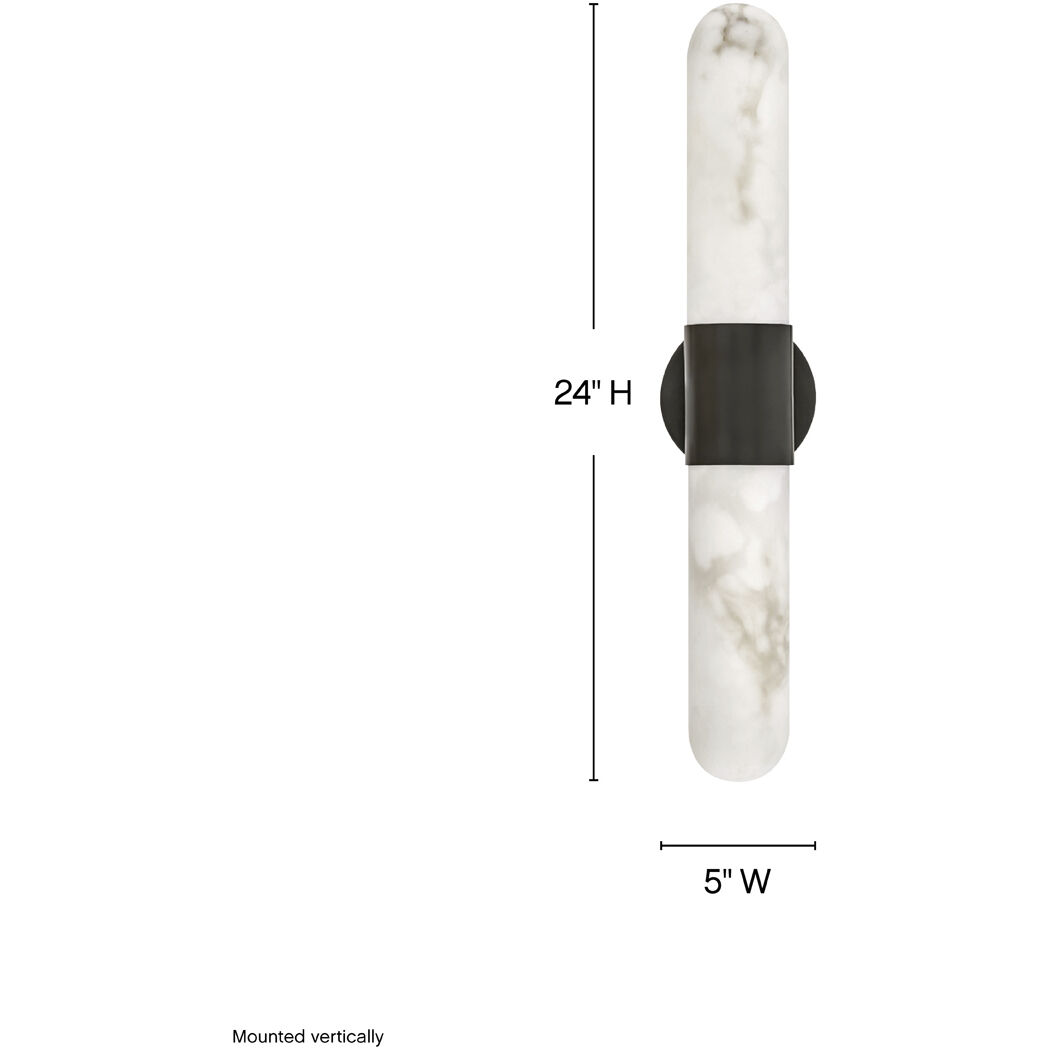 Ibiza LED 24 inch Black Oxide Bath Light Wall Light