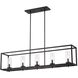 Sean Lavin Zire 5 Light 48 inch Midnight Black Island Pendant Ceiling Light