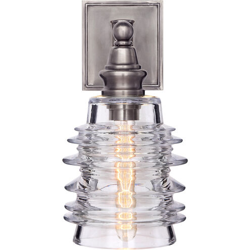 Chapman & Myers Covington 1 Light 6.5 inch Antique Nickel Bath Sconce Wall Light
