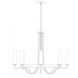 Kearney 8 Light 32 inch Vintage Black with Warm Brass Chandelier Ceiling Light