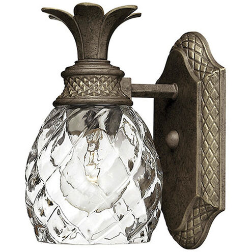 Plantation 1 Light 6.5 inch Pearl Bronze Vanity Light Wall Light