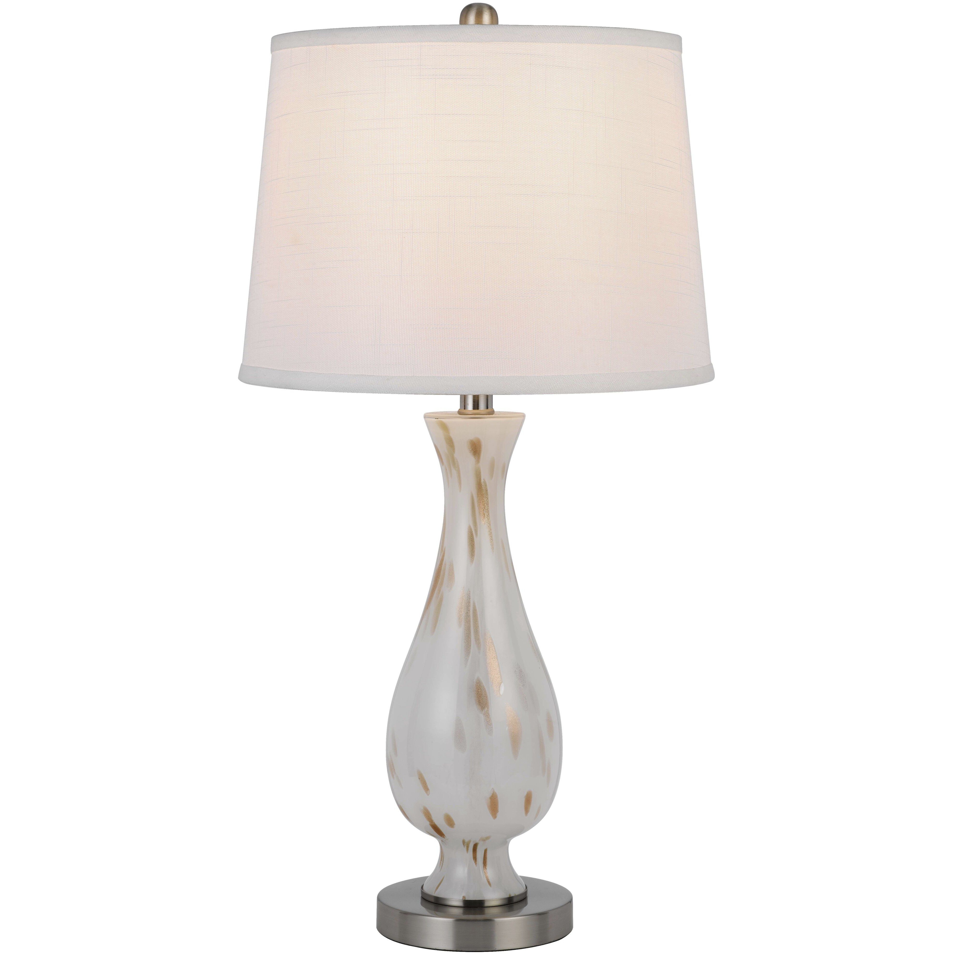 Abinger 28 inch 100.00 watt Frosted White 2 Pack Table Lamp Set Portable Light