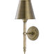 Wollaton 1 Light 6 inch Light Moroccan Antique Brass Wall Sconce Wall Light