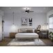 Byars 54 inch Matte Black with Matte Black/Antique Black Blades Ceiling Fan