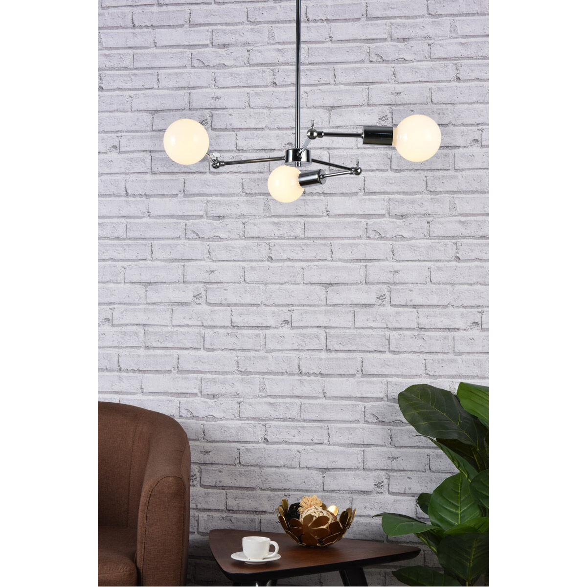 Furlong 3 Light 28.4 inch Chrome Pendant Ceiling Light