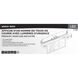 Running Man LED 19.74 inch Brushed Aluminum Exit & Emergency Ceiling Light
