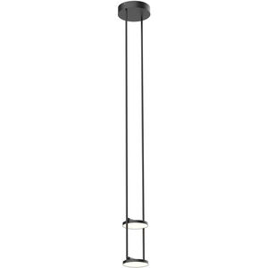 Novel LED 5.25 inch Black Pendant Ceiling Light