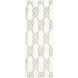 Horizon 87 X 31 inch Medium Gray/Cream Rugs, Runner