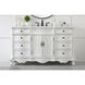 Danville 60 X 21 X 36 inch Antique White Vanity Sink Set