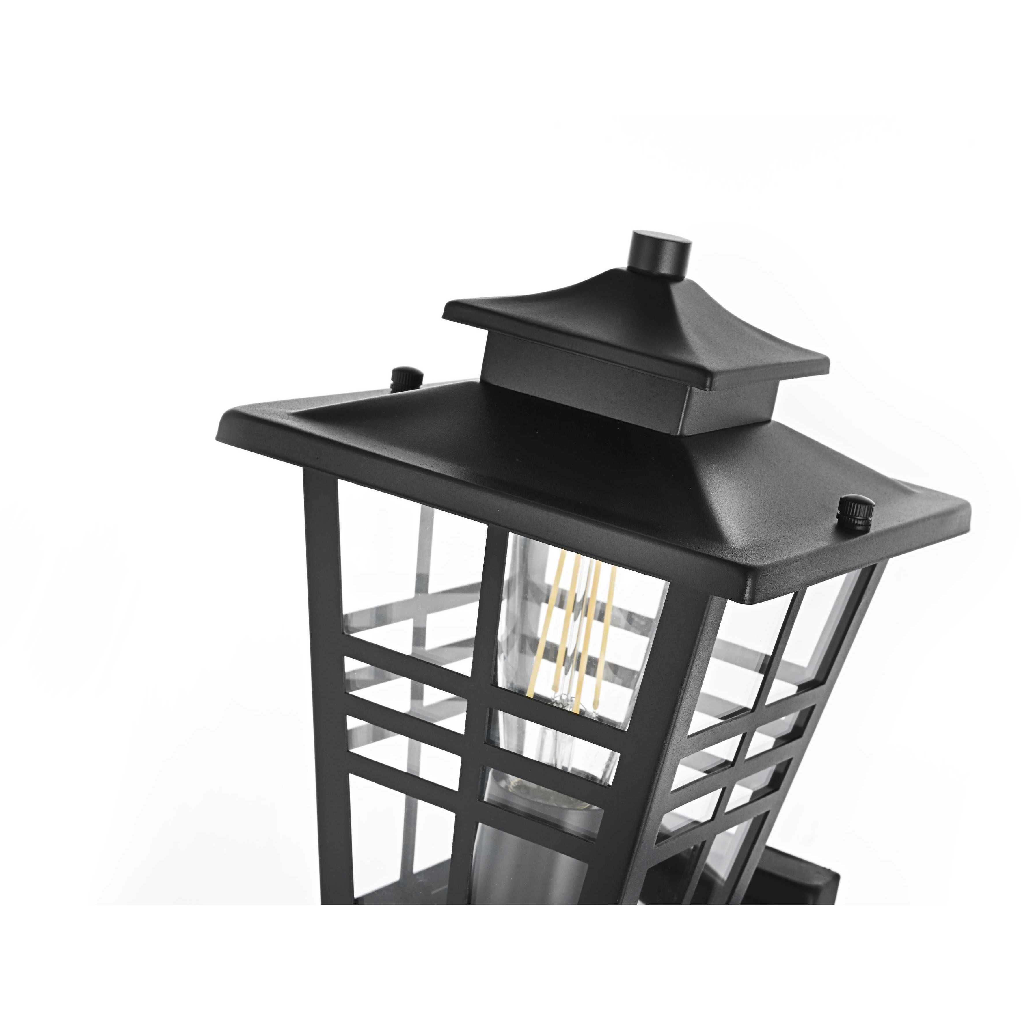 Macon 1 Light 15 inch Black Outdoor Wall Sconce