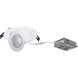 M-Curve Matte Powder White Recessed, Selectable CCT