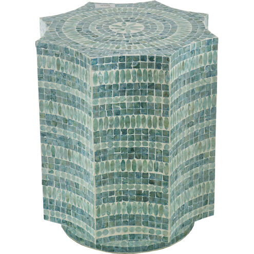 Starburst 19.7 inch Turquoise Stool, Starburst