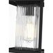 Dover 1 Light 7 inch Black Outdoor Pendant