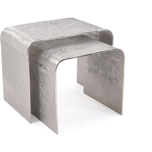 Leah Nickel Nesting Table, Set of 2