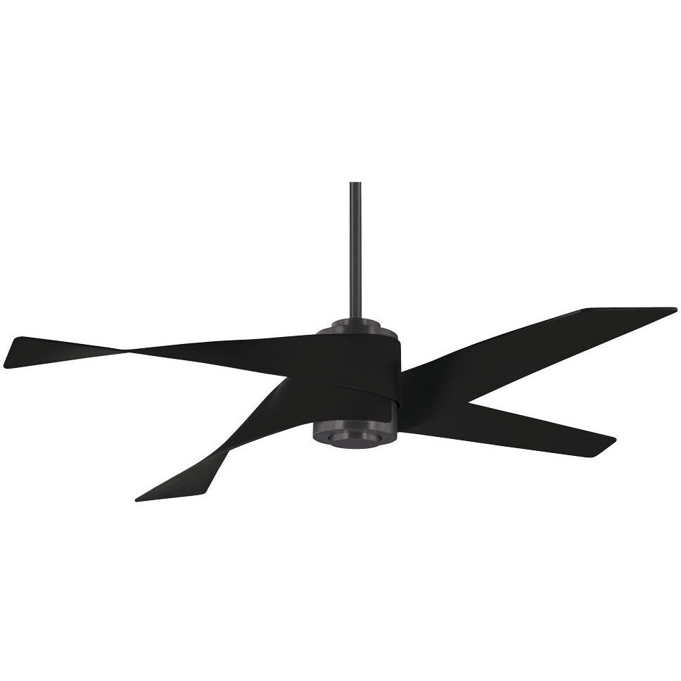 Artemis IV 64 inch Gun Metal/Matte Black with Matte Black Blades Ceiling Fan