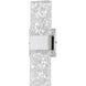 Glacier 2 Light 4.75 inch Chrome Vanity Light Wall Light in Frosted Icelandic Rock