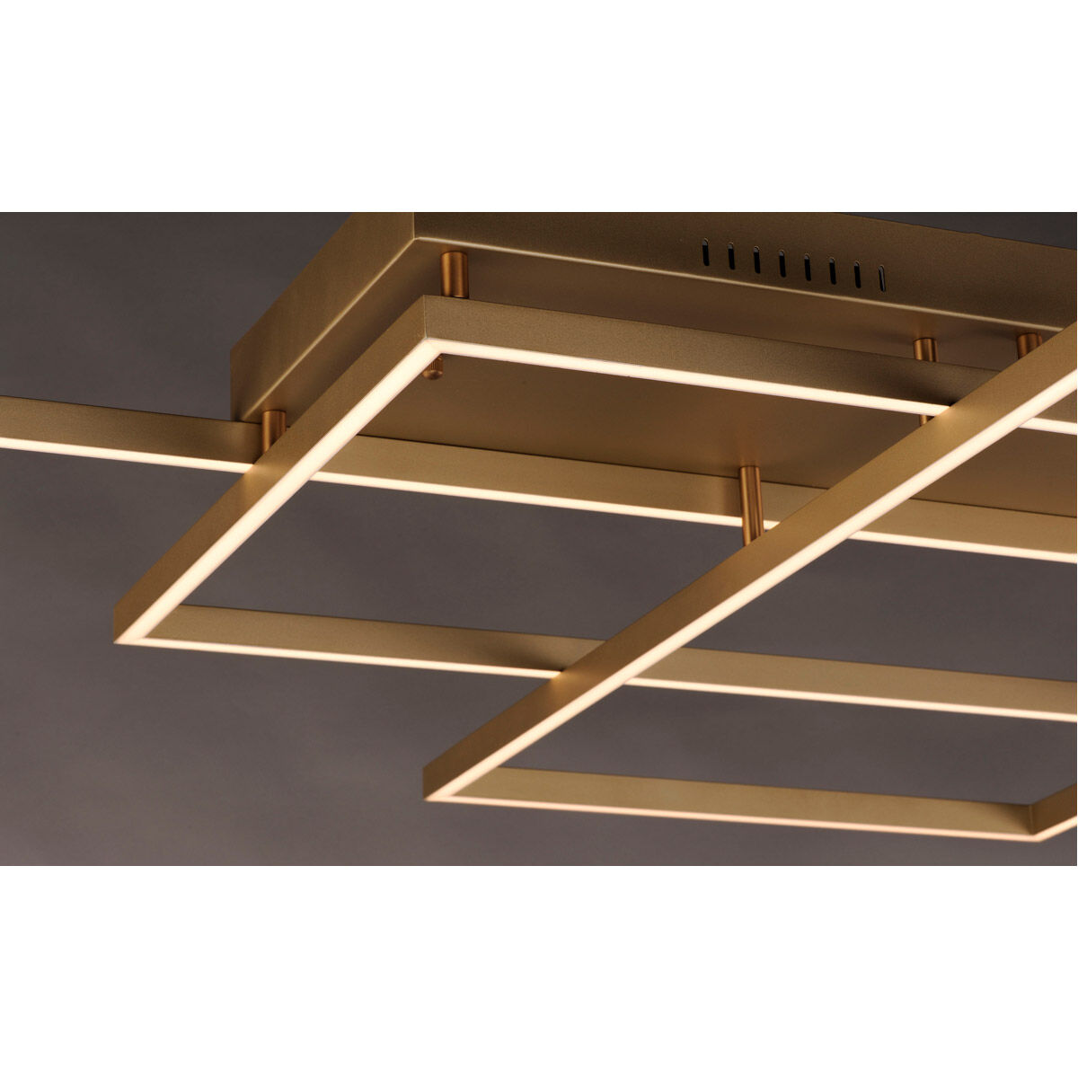 Traverse LED LED 23.5 inch Champagne Flush Mount Ceiling Light