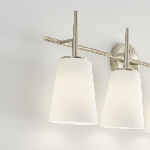 Driscoll 4 Light 30.75 inch Brushed Nickel Bath Vanity Wall Sconce Wall Light