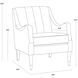 Patrice Abbington Navy Lounge Chair
