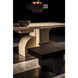 Evora 76 X 18 inch Matte Black Coffee Table