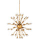 Wildwood 12 Light 29 inch Antique Gold Leaf Chandelier Ceiling Light