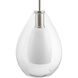 Carillon 1 Light 9.87 inch Brushed Nickel Pendant Ceiling Light