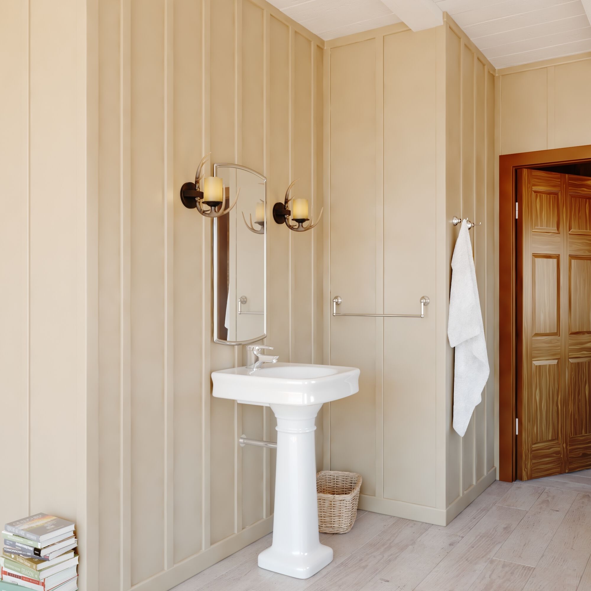 Yoho LED 5.5 inch Black Walnut Wall Light